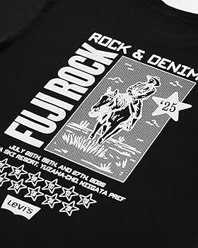 Amazon | [リーバイス] Tシャツ FUJI ROCK FESTIVAL (R